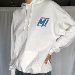 Custom modern illness white hoodie